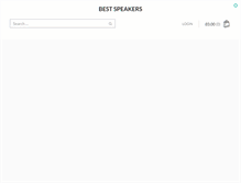 Tablet Screenshot of bestspeakers.co.uk